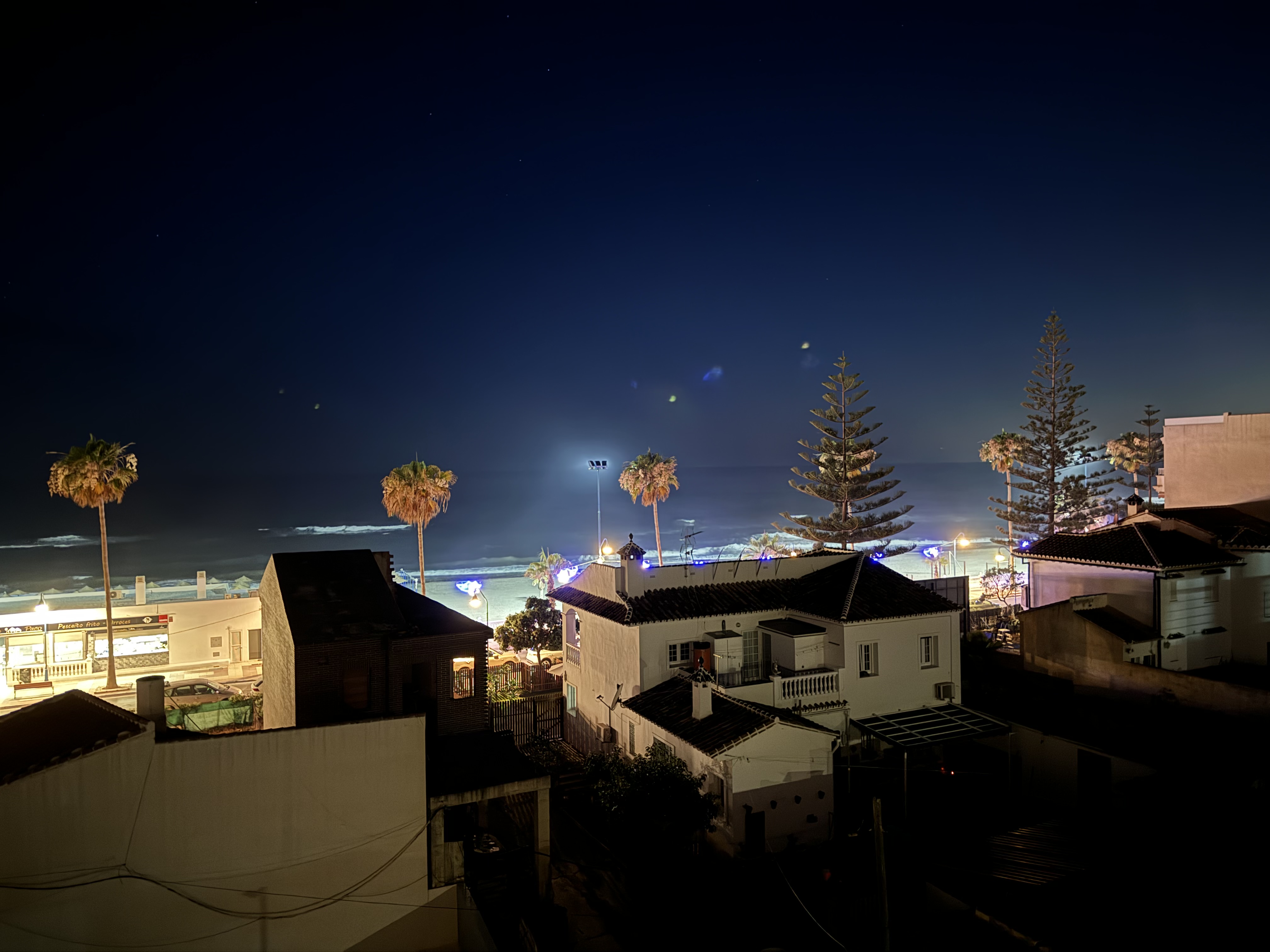 Playa de noche